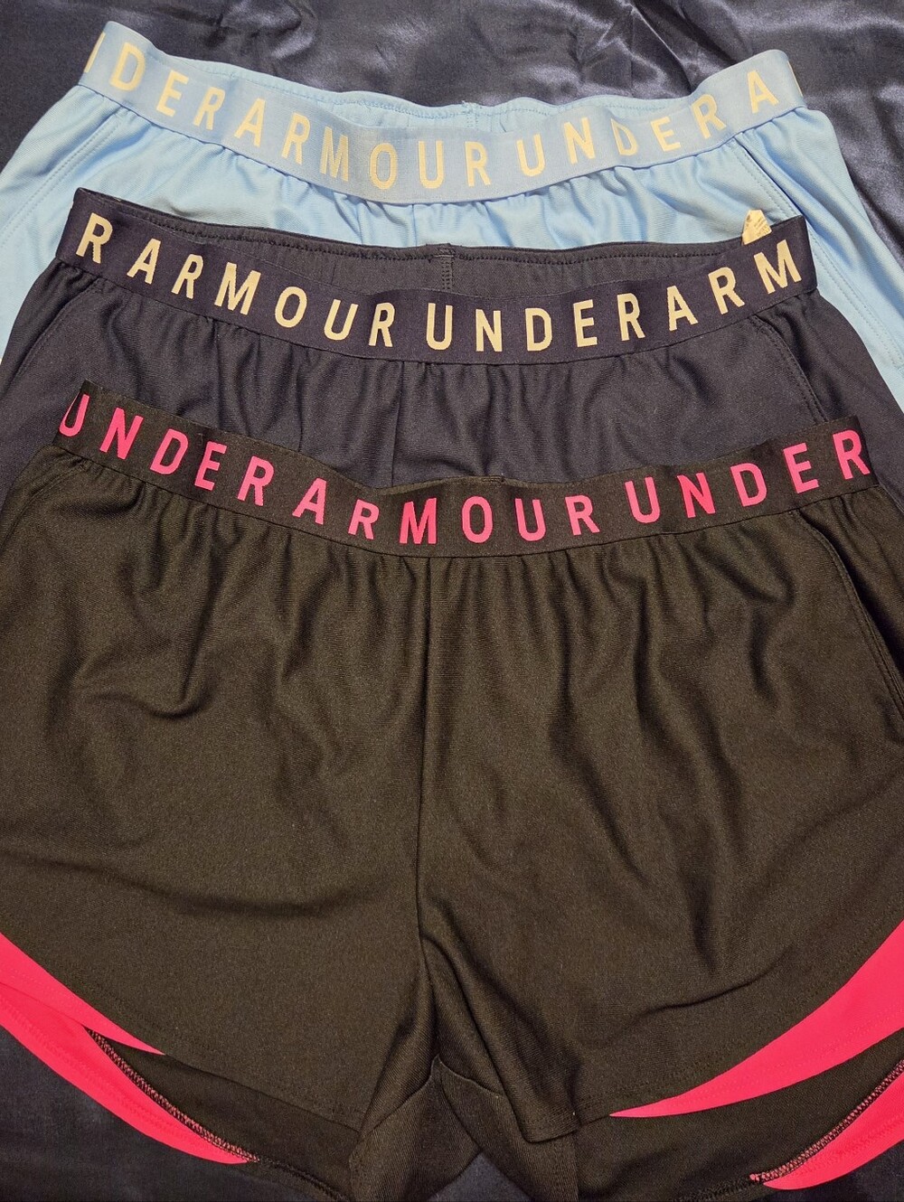 Bundle Of 3 Under Armour Womens Shorts -smoke Free